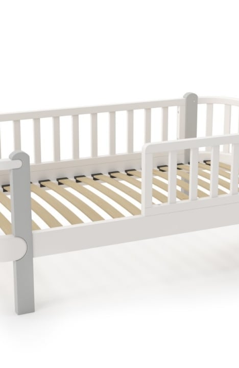 SKY GREY YappyÉtude Juniorbett, Wickelkommode und Kleiderschrank 