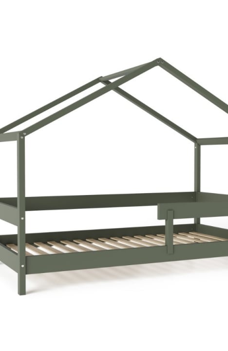 GREEN YappyHytte house bed and YappyHytte shelf 