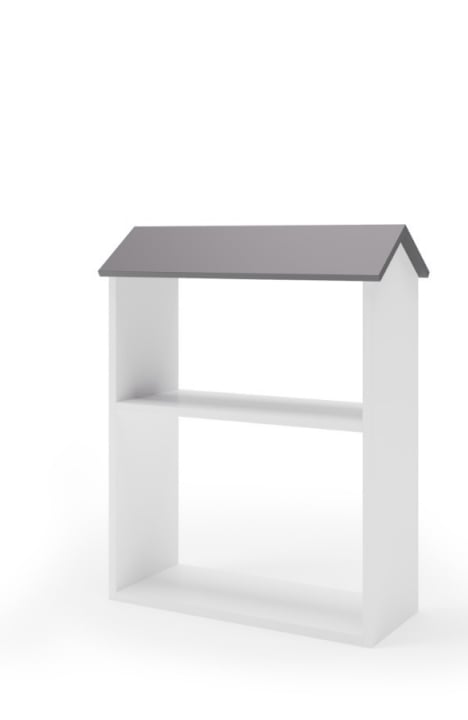 ANTHRACITE YappyHytte house bed, YappyHytte shelf and YappyHus shelf