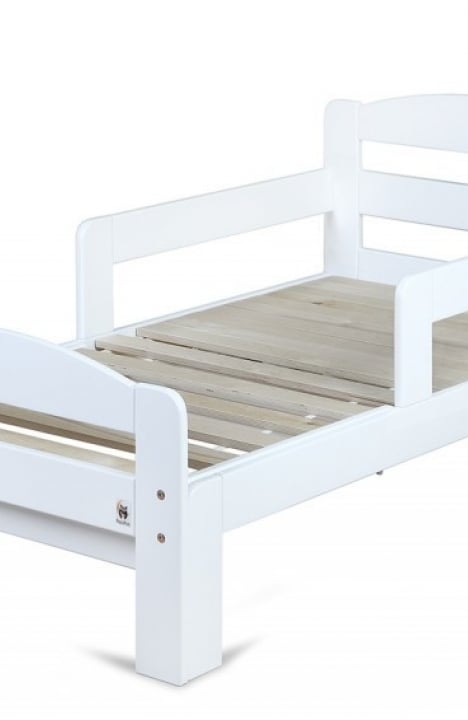 WHITE YappyGrow Ausziehbett Erweiterbar und YappyClassic Wickelkommode