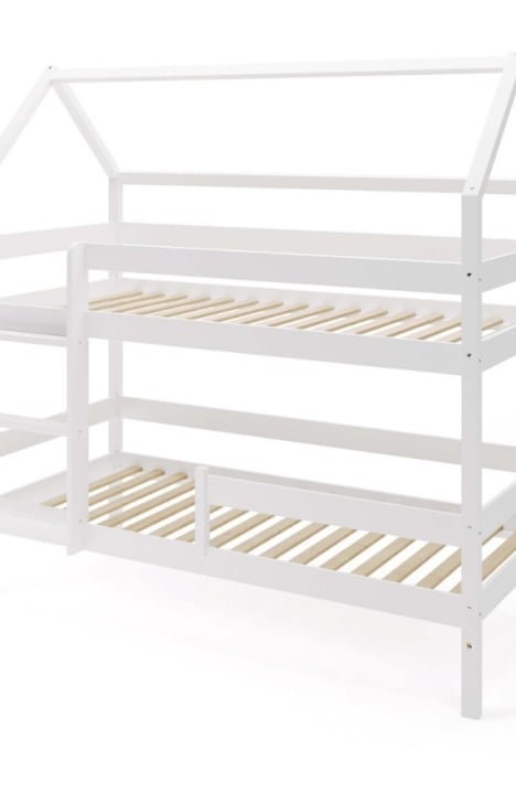 YappyEden house bunk bed, WHITE