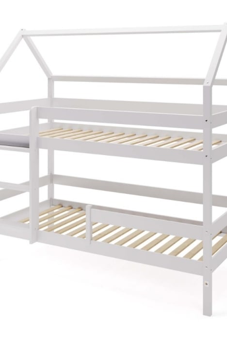 YappyEden house bunk bed, LIGHT GREY