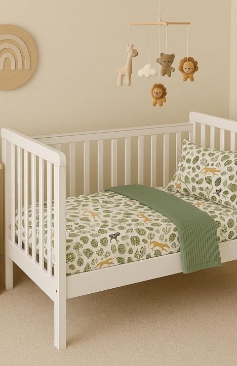 YappyLeaf gultas veļa 100x130 / 38x55 cm