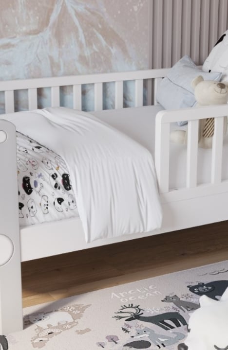 SKYGREY YappyÉtude toddler bed and YappyÉtude wardrobe