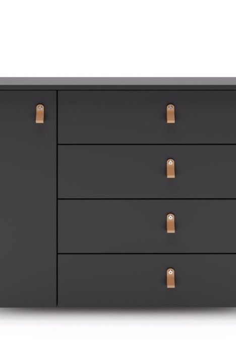 ANTHRACITE YappyÉtude toddler bed and YappyÉtude II dresser