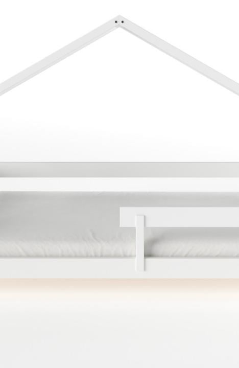 YappyHytte US TWIN SIZE (97 × 191 cm / 38″ × 75″) подростковая кроватка-домик + матрас YappyMiniPocket, WHITE