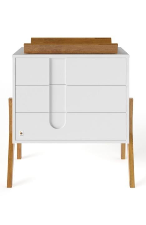 YappyIcon kummut mähkimisalusega, WHITE