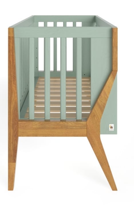 YappyIcon baby cot, SAGE GREEN