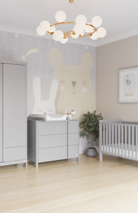 YappyClassic wardrobe, LIGHT GREY Limited 