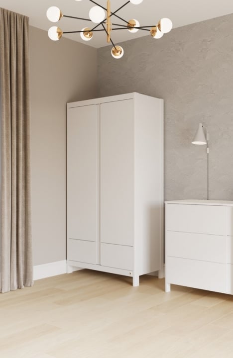 WHITE YappyClassic riidekapp ja kummut