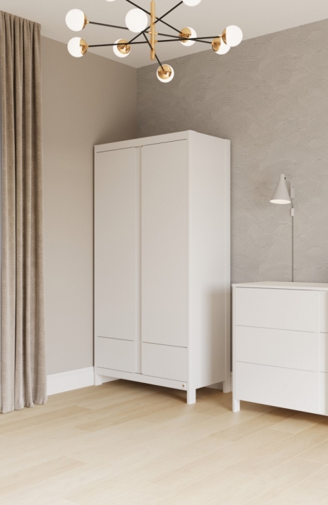 WHITE YappyClassic riidekapp ja kummut