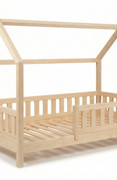 Lit cabane enfant YappyTrygg 160 cm, NATURAL